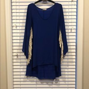 Royal Blue Shift Dress